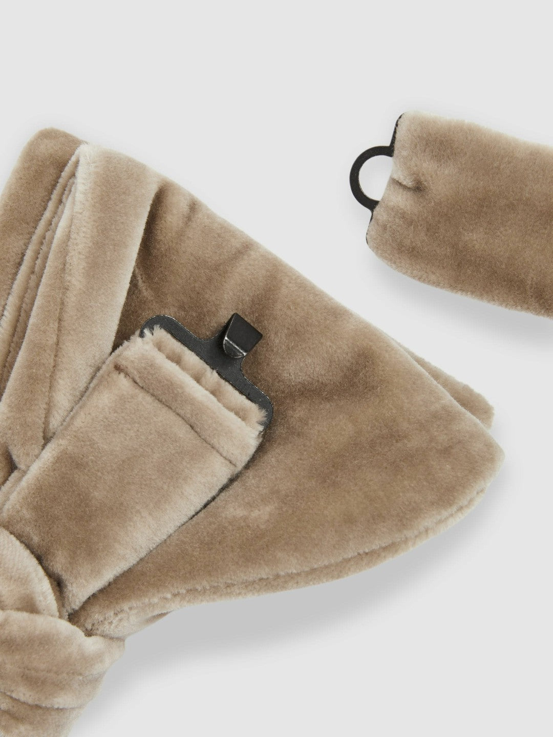 Velvet Bow Tie in Taupe Brown Men | Reiss