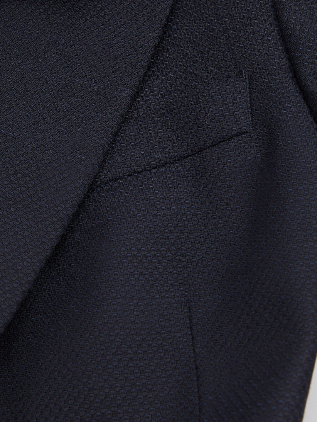 Textured Single Breasted Suit Blazer in Navy Women | Reiss