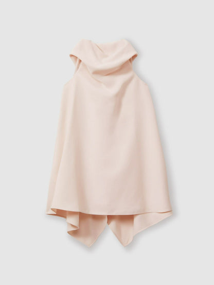 3-9 yrs High-Neck Drape Back Dress in Pink Children & Baby | Reiss