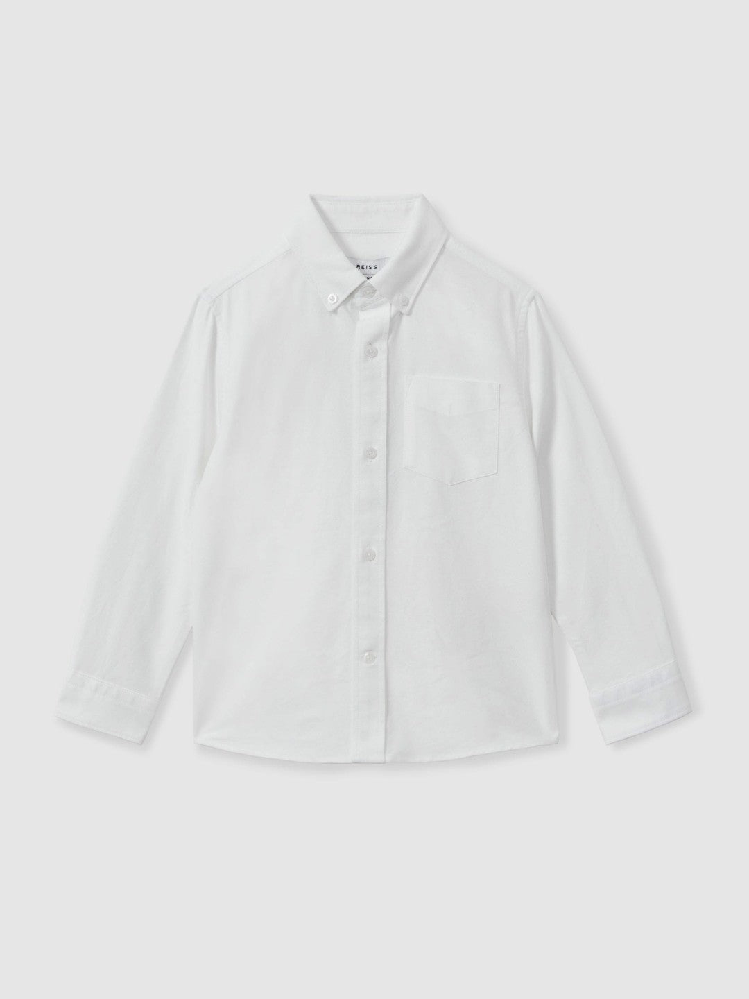 3-9 yrs Button Down Oxford Shirt in White Children & Baby | Reiss