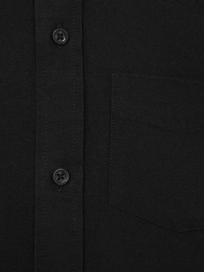 3-9 yrs Button Down Oxford Shirt in Black Children & Baby | Reiss