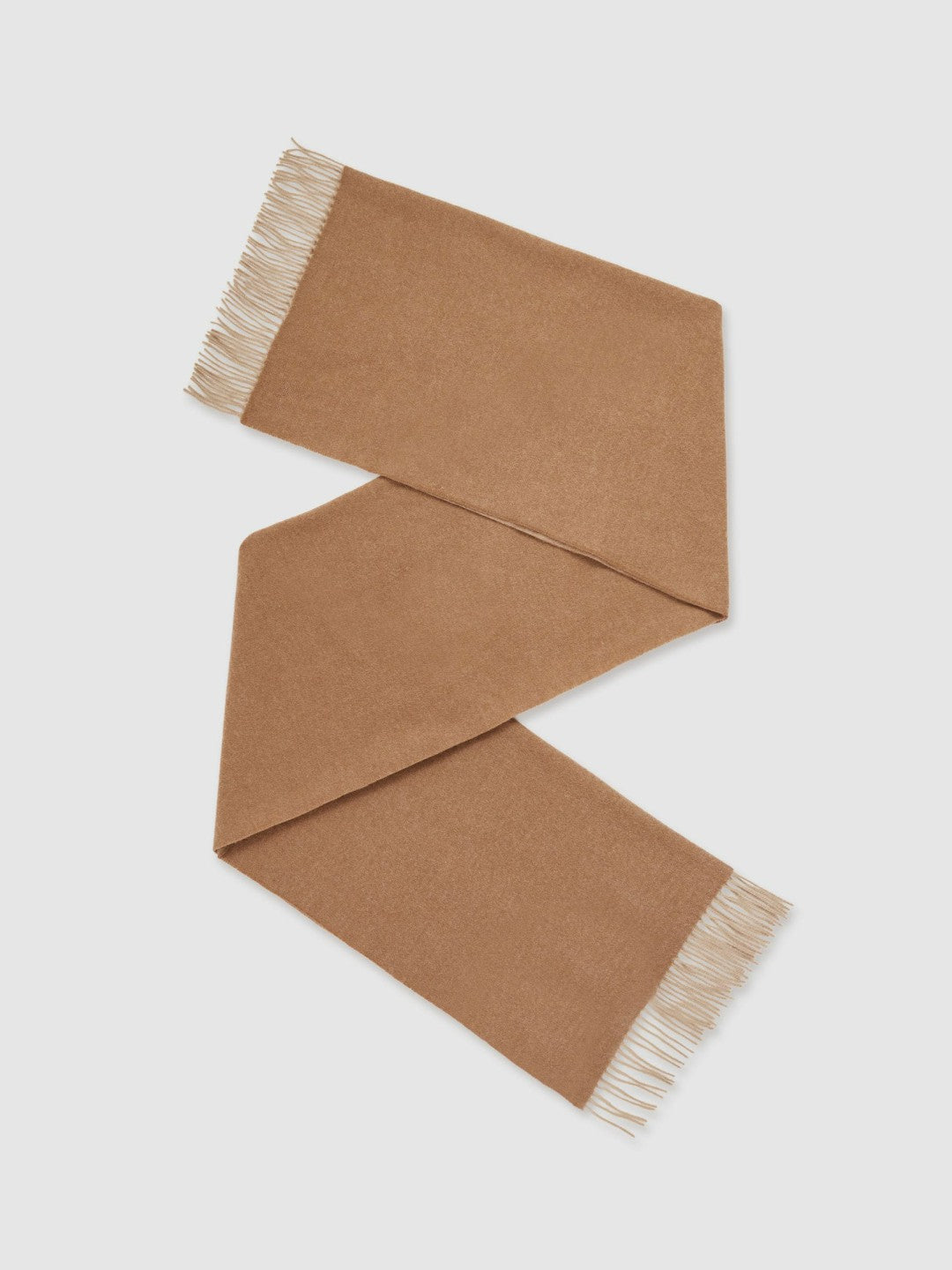 Wool-Cashmere Scarf in Biscuit Women | Reiss
