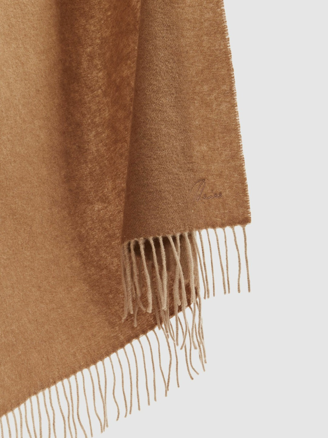 Wool-Cashmere Scarf in Biscuit Women | Reiss
