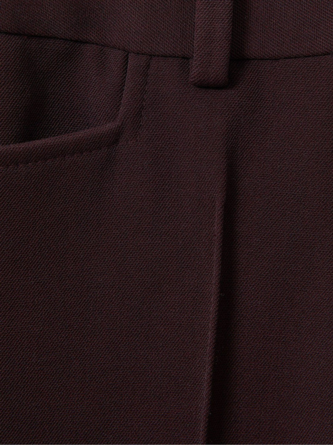 Petite Flared Suit Trousers in Berry Women | Reiss