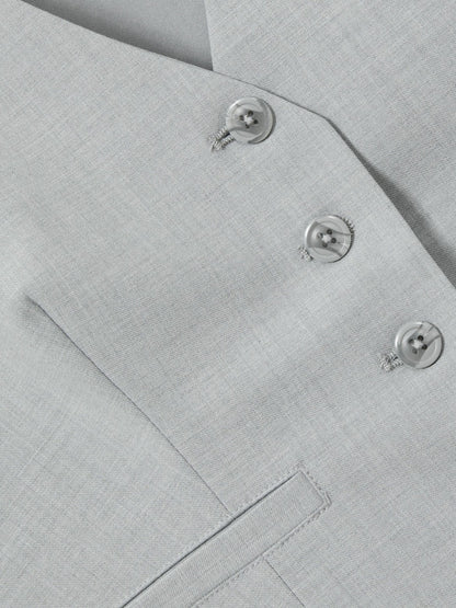 Good American Sharkskin Suit Waistcoat in Heather Grey Women | Reiss
