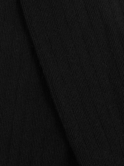 Cotton Blend Ribbed Loafer Socks in Black Women | Reiss