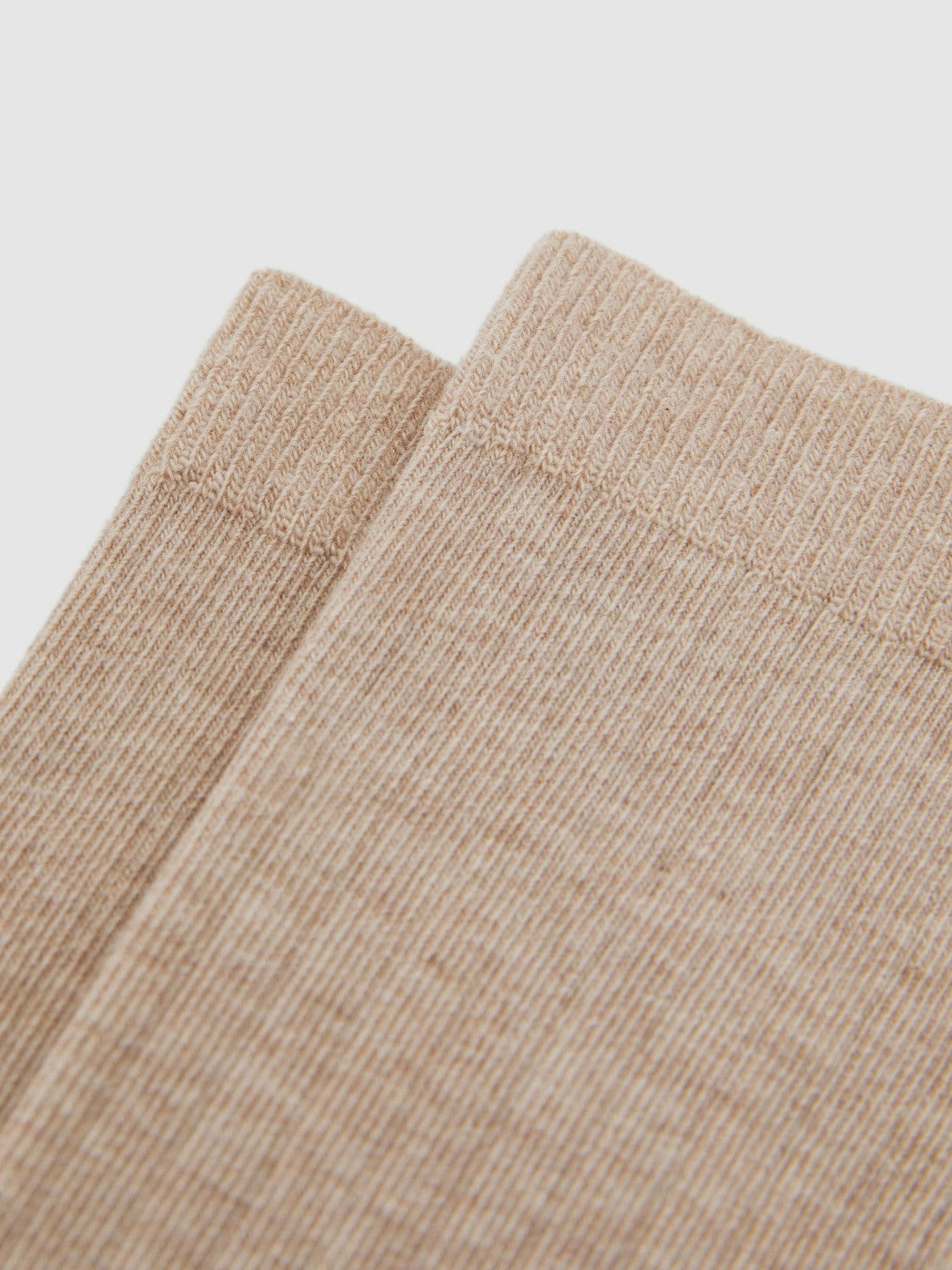 Cotton Blend Ribbed Loafer Socks in Oatmeal Women | Reiss