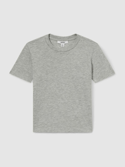 9-13 yrs Crew Neck T-Shirt in Grey Children & Baby | Reiss