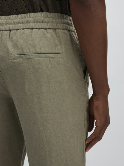 Les Deux Drawstring Trousers in Green/Ivory Men | Reiss