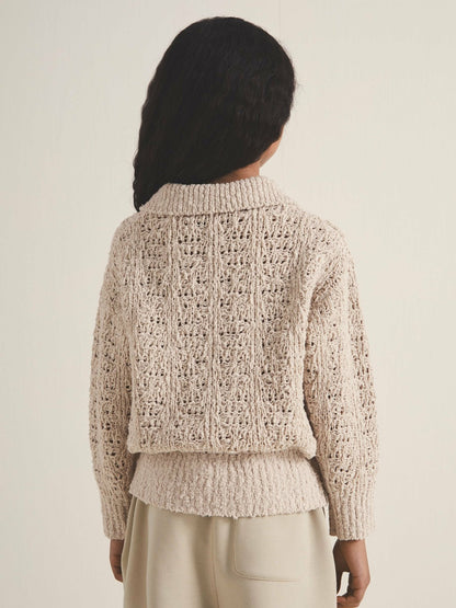 9-13 yrs  | 100 Ciels Bouclé Jumper in Neutral Children & Baby | Reiss