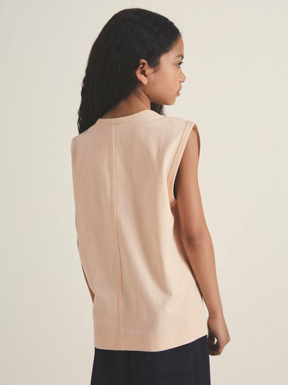 4-9 yrs  | Les 100 Ciels Oversize T-Shirt in Peach Children & Baby | Reiss