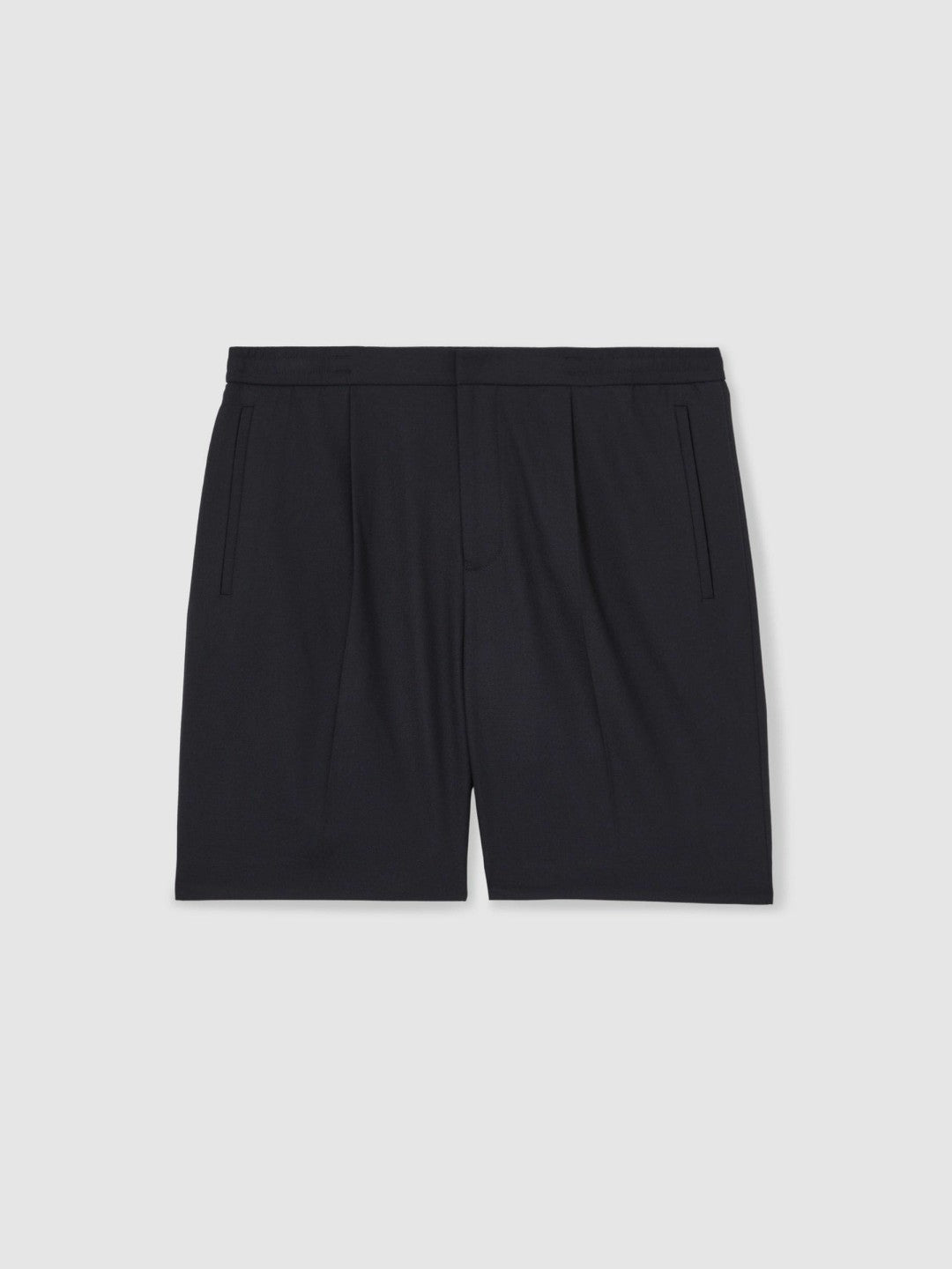 Relaxed Drawstring Shorts in Navy Men | Reiss
