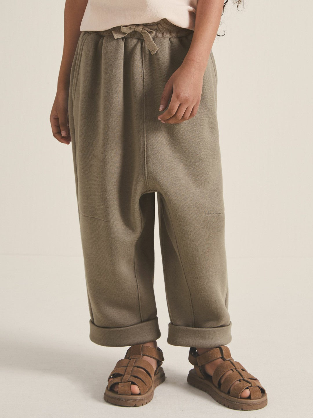 4-9 yrs  | Les 100 Ciels Jersey Joggers in Mink Children & Baby | Reiss
