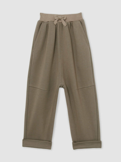 13-14 yrs  | Les 100 Ciels Jersey Joggers in Mink Children & Baby | Reiss