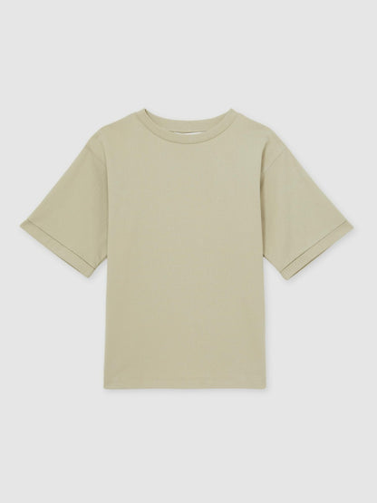4-9 yrs  | Les 100 Ciels Oversize T-Shirt in Sage Children & Baby | Reiss