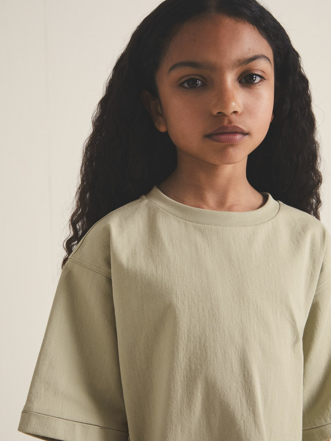 4-9 yrs  | Les 100 Ciels Oversize T-Shirt in Sage Children & Baby | Reiss