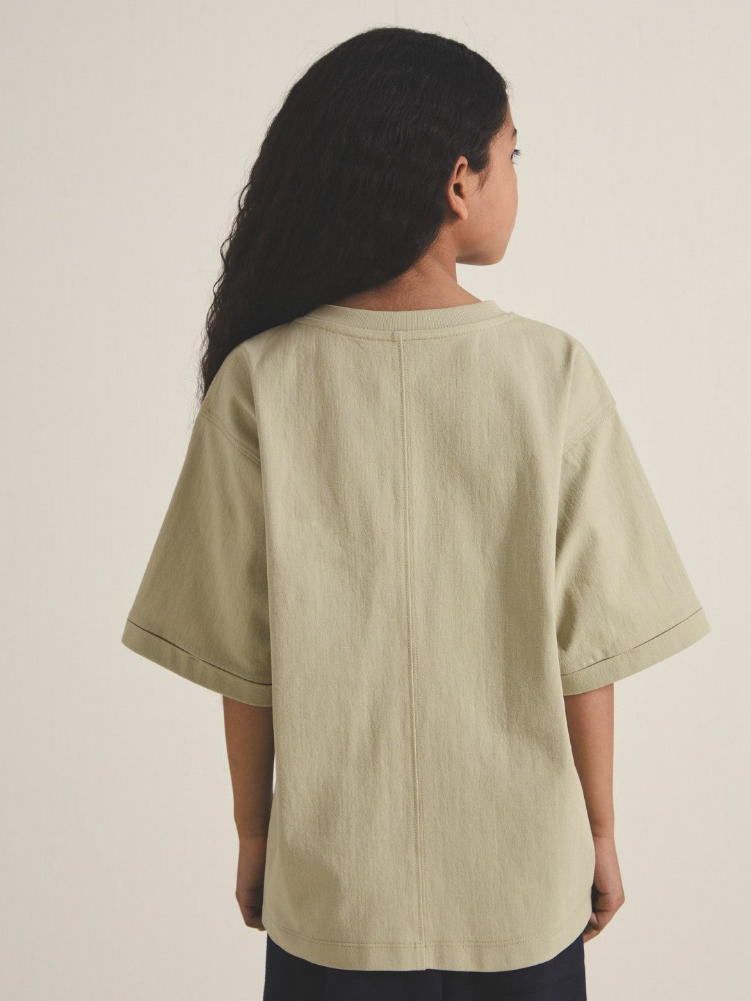 4-9 yrs  | Les 100 Ciels Oversize T-Shirt in Sage Children & Baby | Reiss