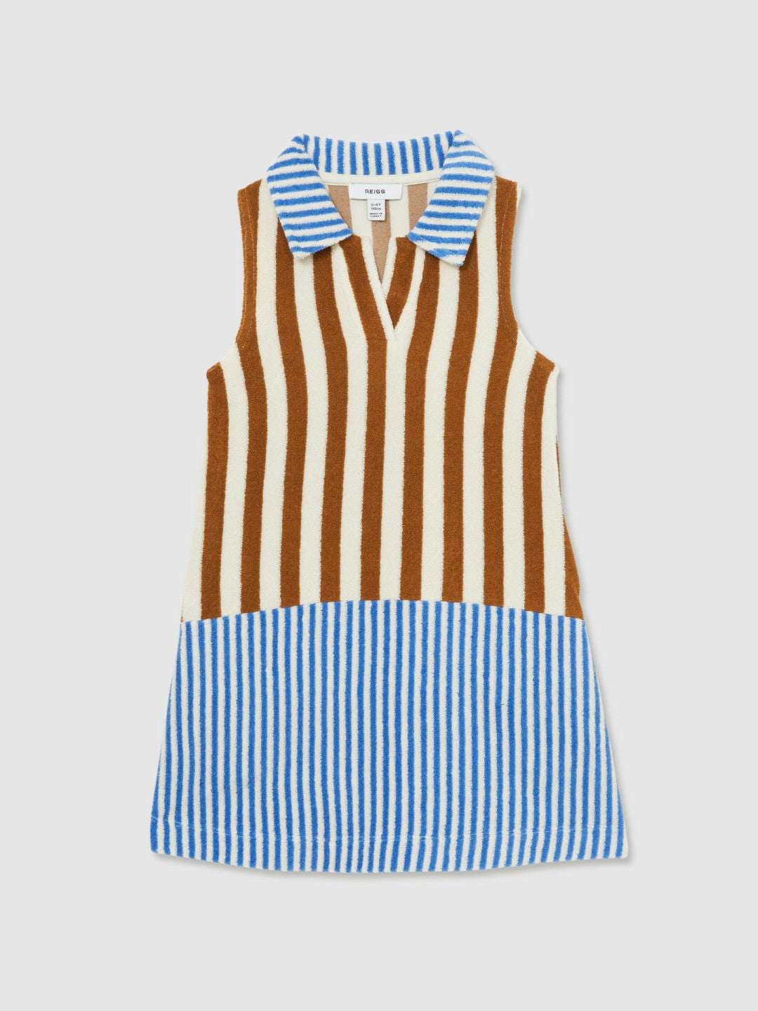 4-9 yrs Towelling Stripe Dress in Multi Children & Baby | Reiss