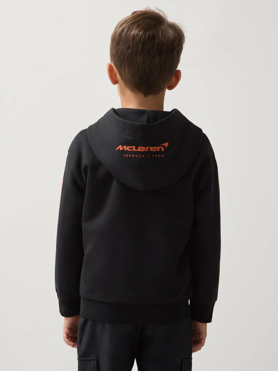 9-13 yrs McLaren F1 Team Cotton Logo Hoodie Unisex Fit in Black Children & Baby | Reiss
