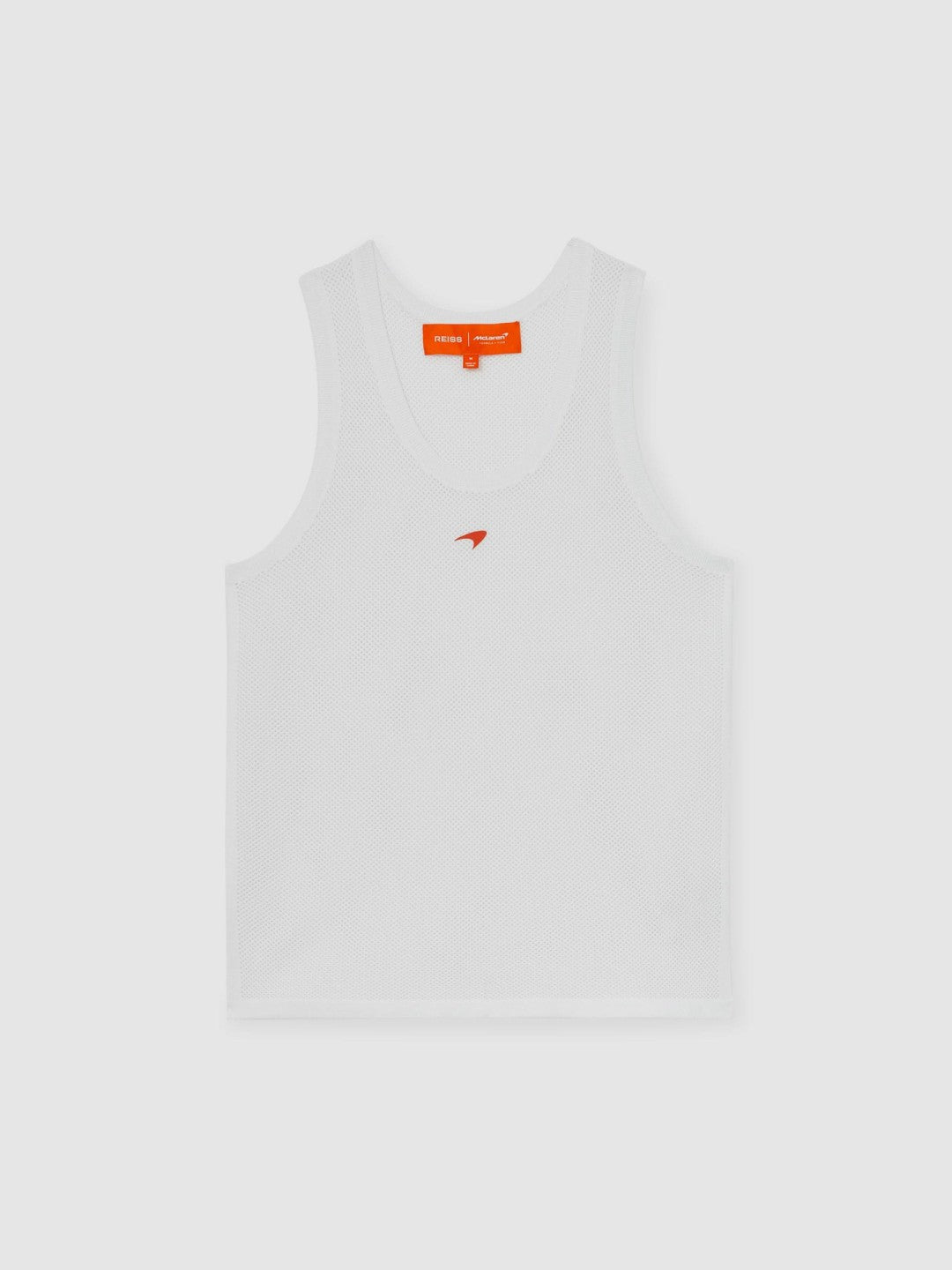 McLaren F1 Team Speedmark Knit Vest in White Men | Reiss