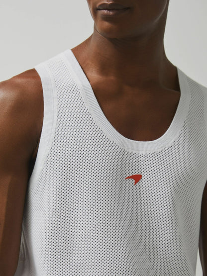 McLaren F1 Team Speedmark Knit Vest in White Men | Reiss