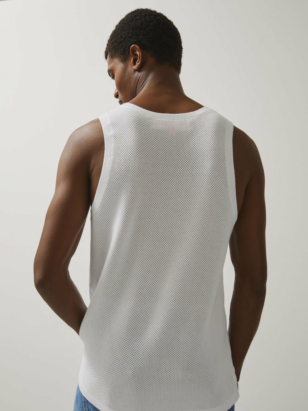 McLaren F1 Team Speedmark Knit Vest in White Men | Reiss
