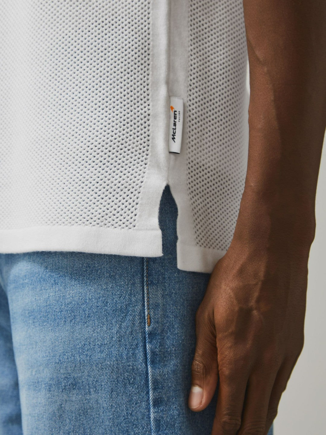 McLaren F1 Team Speedmark Knit Vest in White Men | Reiss