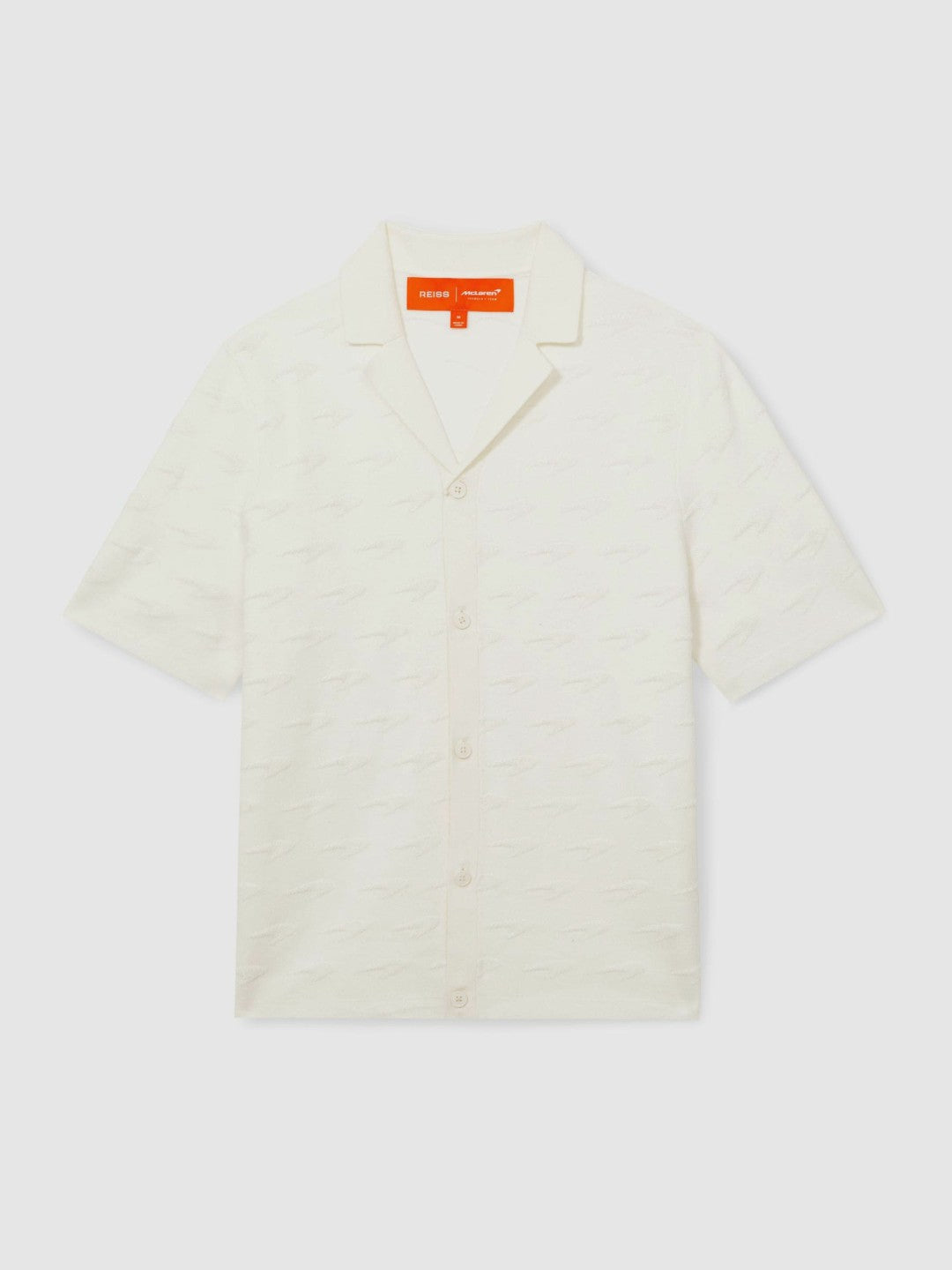 McLaren F1 Team Speedmark Knit Shirt in White Men | Reiss