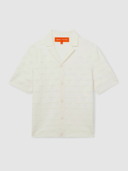 McLaren F1 Team Speedmark Knit Shirt in White Men | Reiss