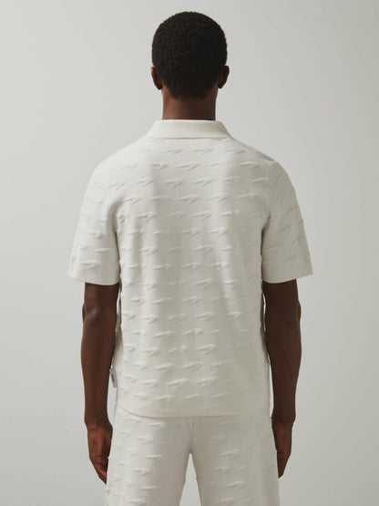 McLaren F1 Team Speedmark Knit Shirt in White Men | Reiss