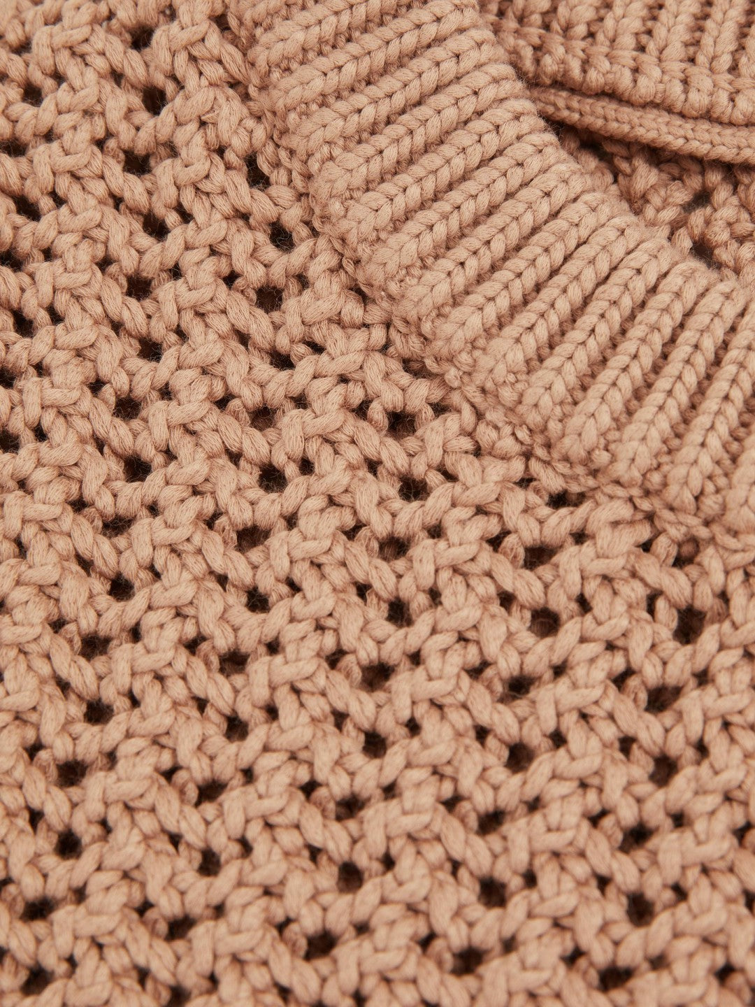 Cotton-Blend Crochet Vest in Soft Camel Men | Reiss