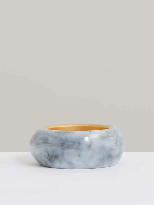 Curve Marble Bangle in Gold Tone Women | Reiss
