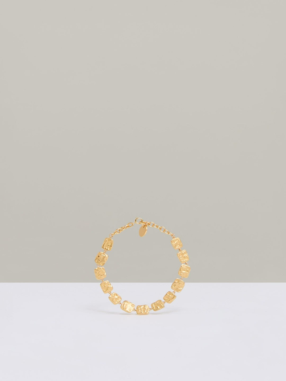 Molten Square Bracelet in Gold Tone Women | Reiss