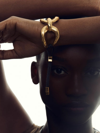 Molten Link Bracelet in Gold Tone Women | Reiss