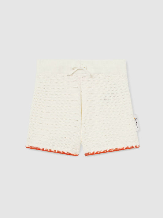 13-14 yrs McLaren F1 Team Crochet Shorts in Off White/Orange Children & Baby | Reiss