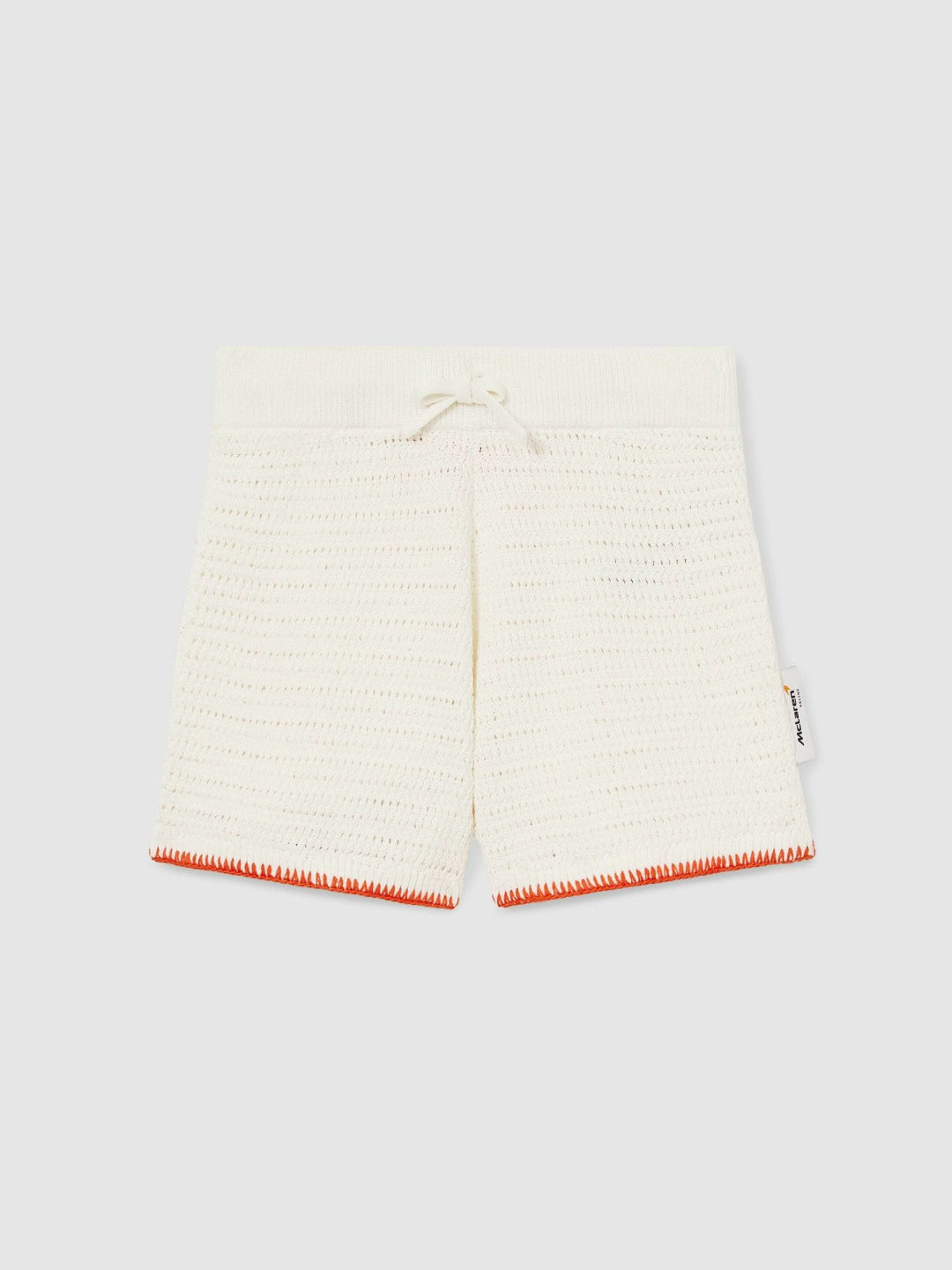 9-13 yrs McLaren F1 Team Crochet Shorts in Off White/Orange Children & Baby | Reiss