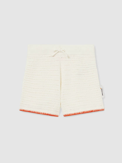 9-13 yrs McLaren F1 Team Crochet Shorts in Off White/Orange Children & Baby | Reiss