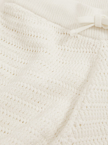 9-13 yrs McLaren F1 Team Crochet Shorts in Off White/Orange Children & Baby | Reiss