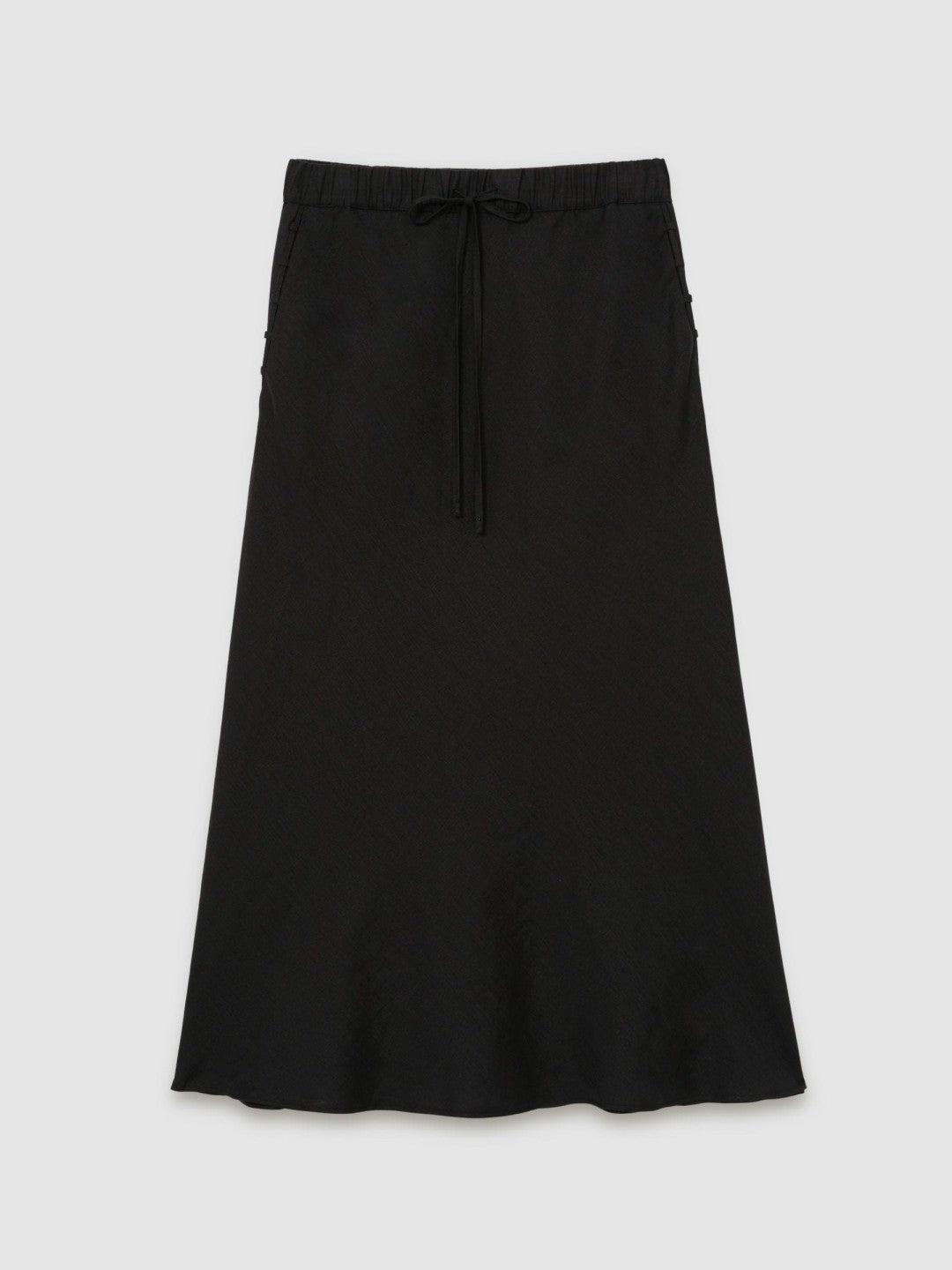 Slip Midi Skirt in Black Women | Reiss