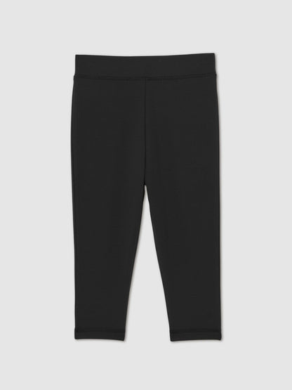 9-13 yrs Three-Quarter Length Leggings in Black Children & Baby | Reiss