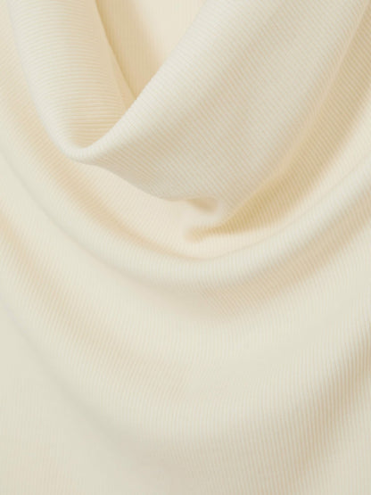 Ribbed Cowl-Neck Vest in Ivory Women | Reiss