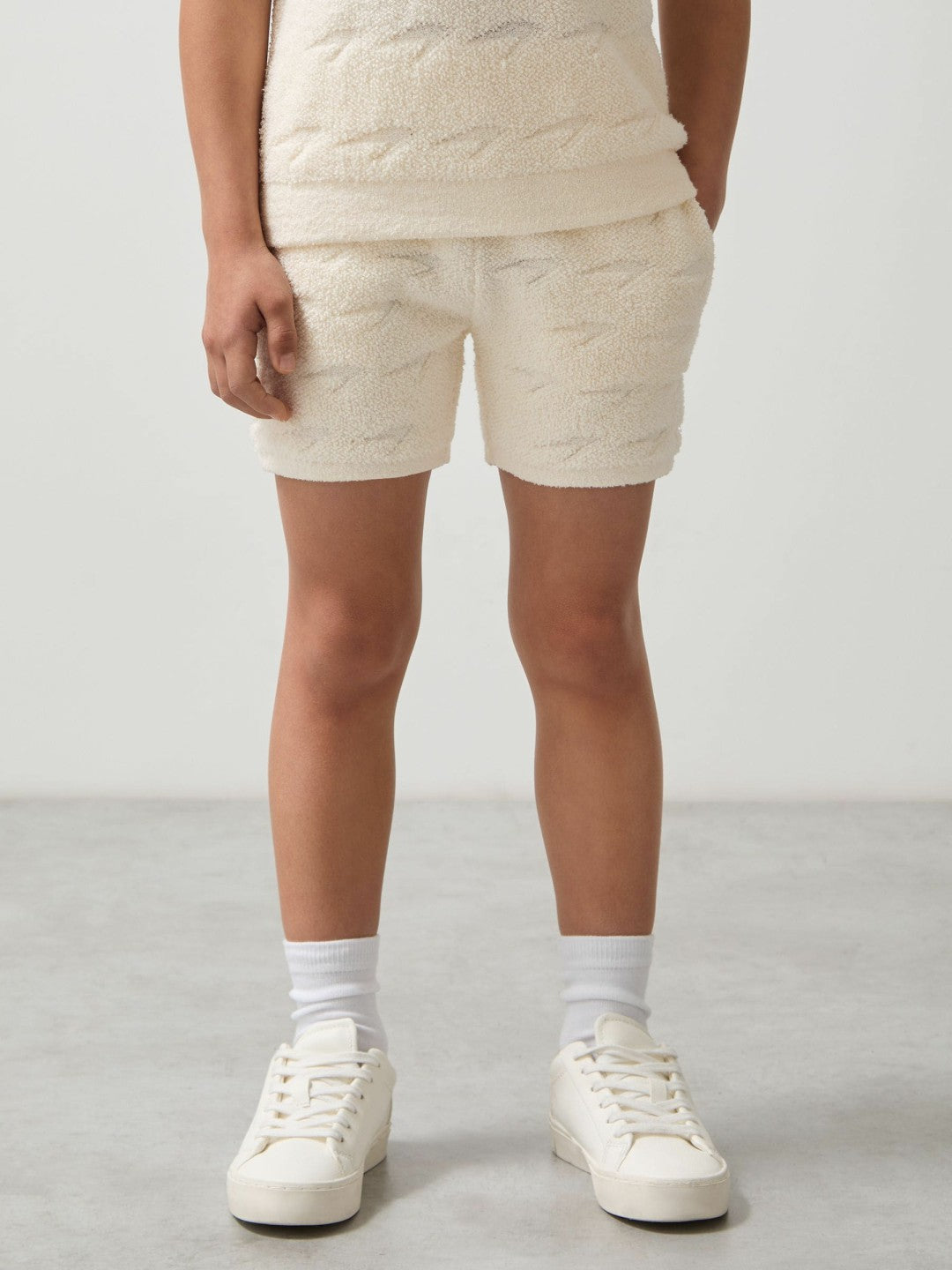3-9 yrs McLaren F1 Team Speedmark Terry Shorts in White Children & Baby | Reiss