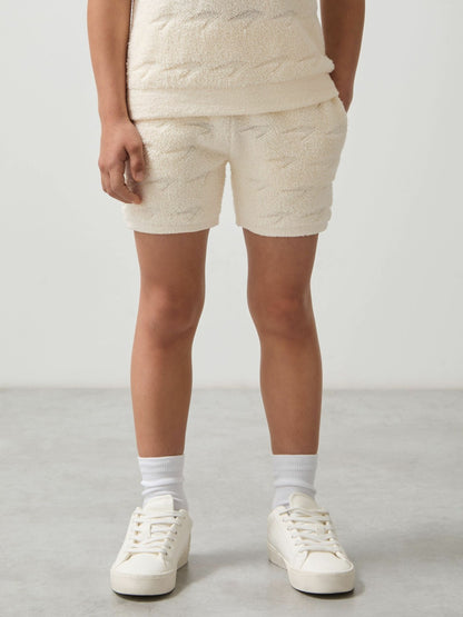 9-13 yrs McLaren F1 Team Speedmark Terry Shorts in White Children & Baby | Reiss
