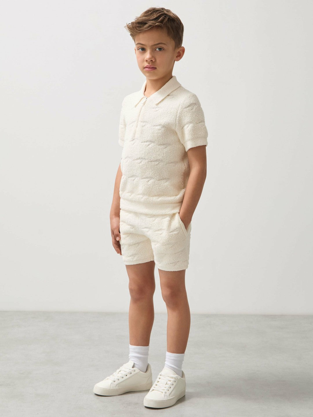 9-13 yrs McLaren F1 Team Speedmark Terry Shorts in White Children & Baby | Reiss