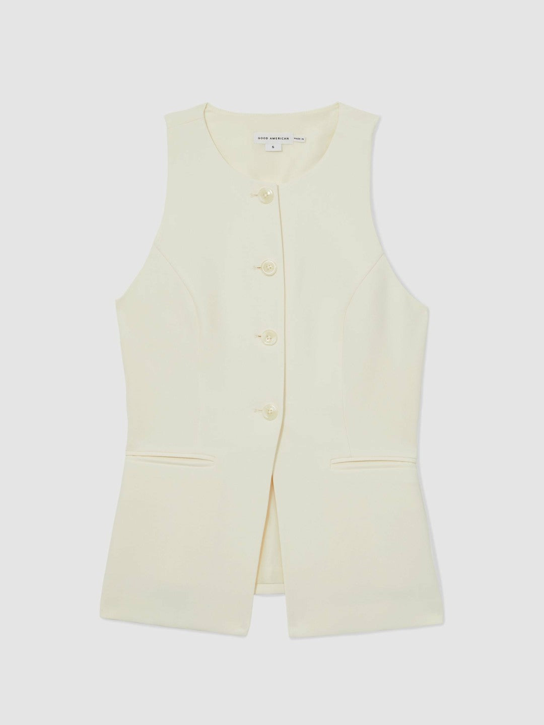 Luxe Suiting Vest in Cream Women | Reiss
