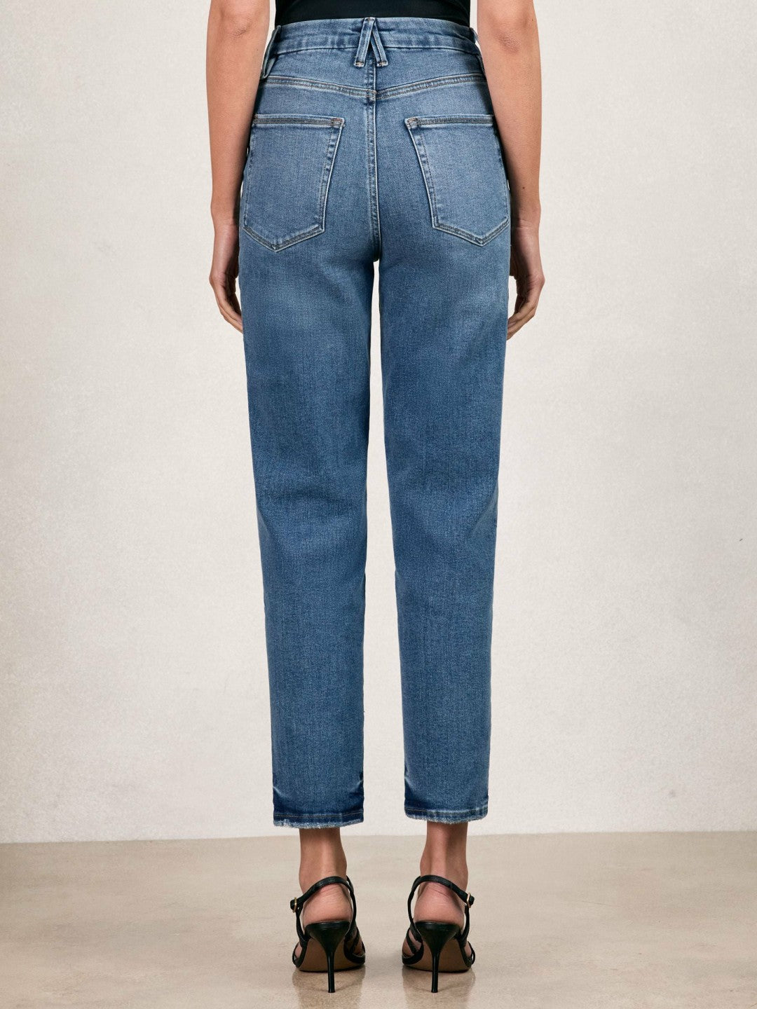 Straight Compression Jeans in Indigo Blue Women | Reiss