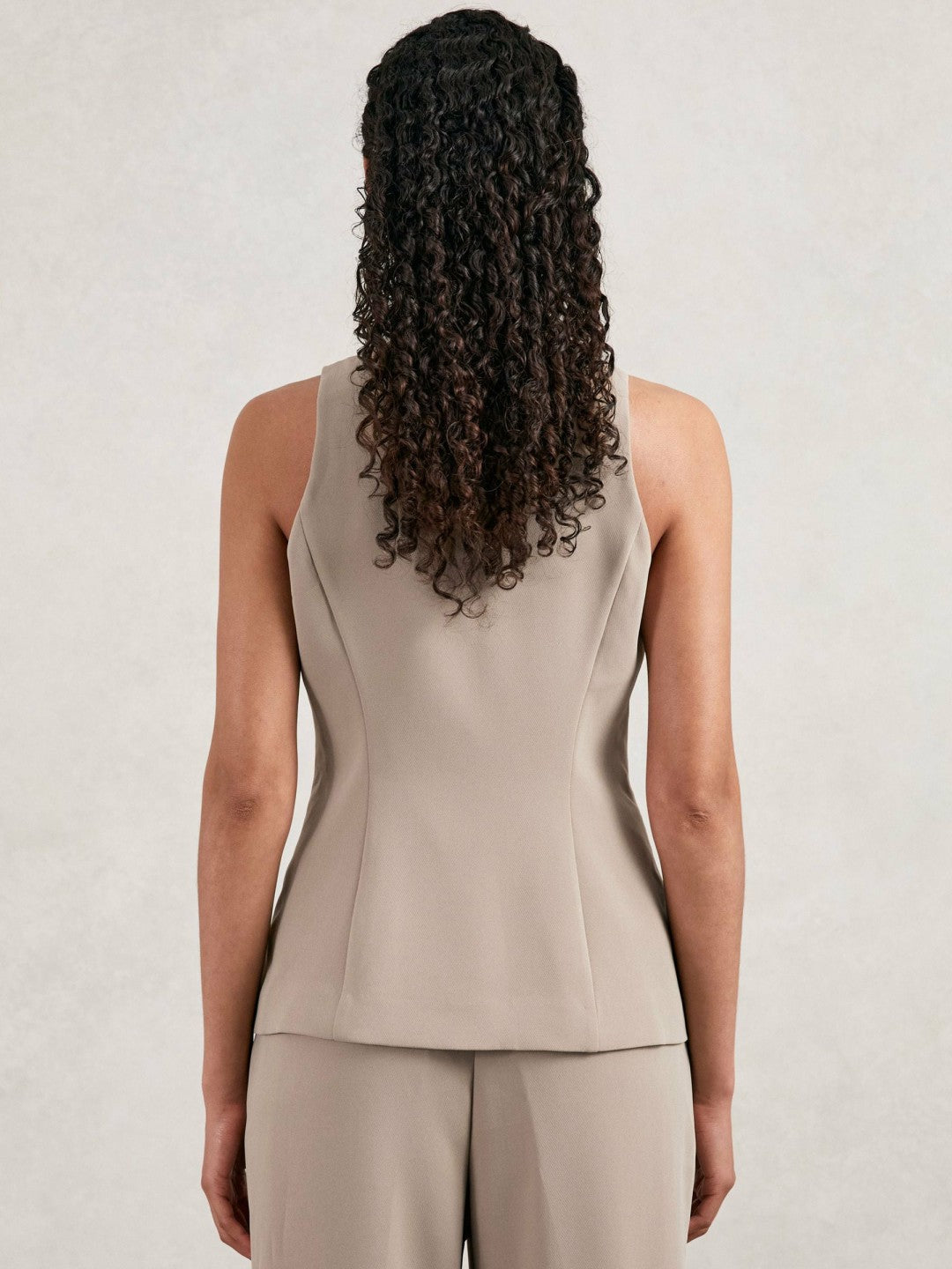 Luxe Suiting Vest in Beige Women | Reiss