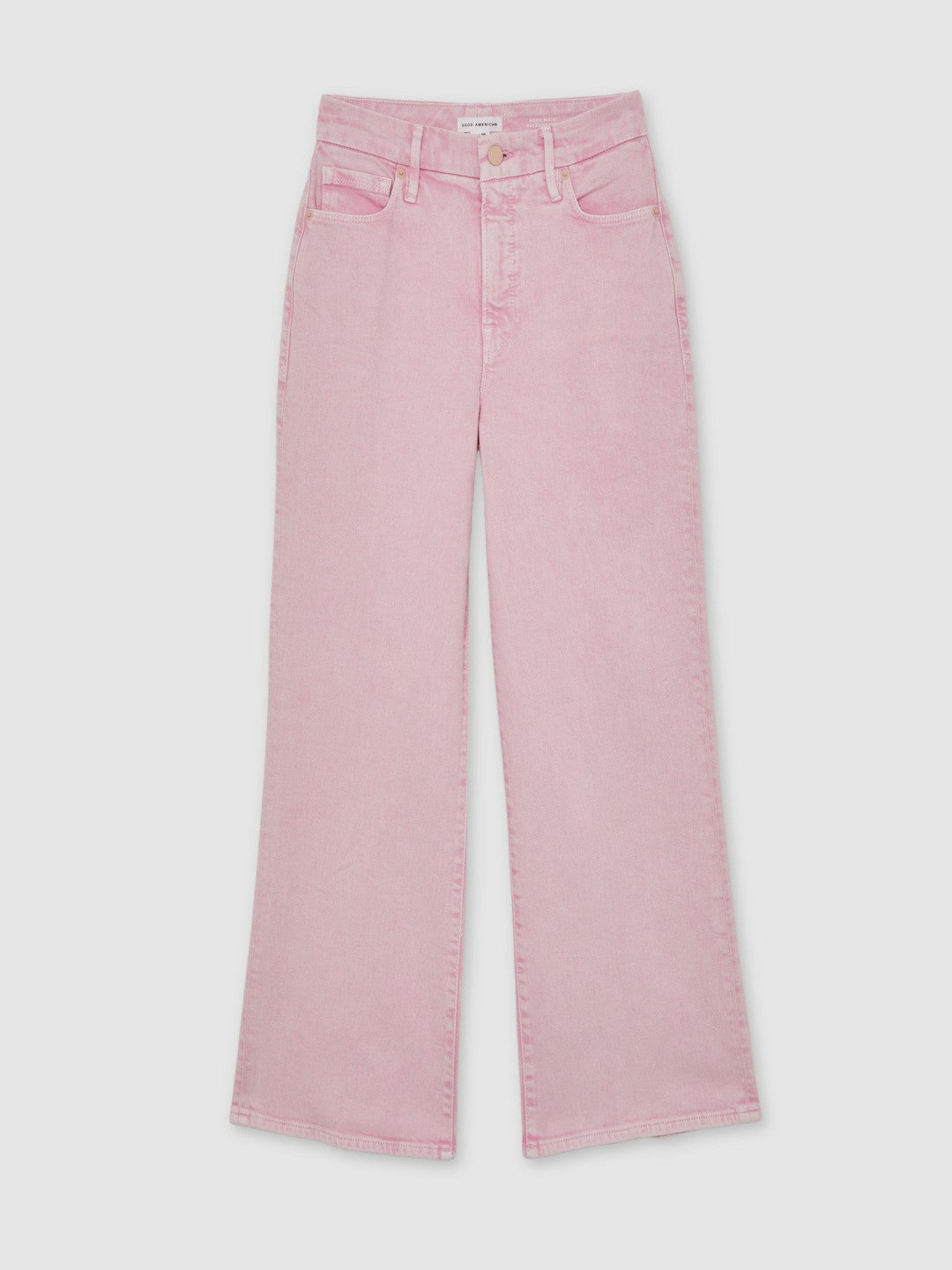 Cropped Palazzo Jeans in Rose Pink Women | Reiss
