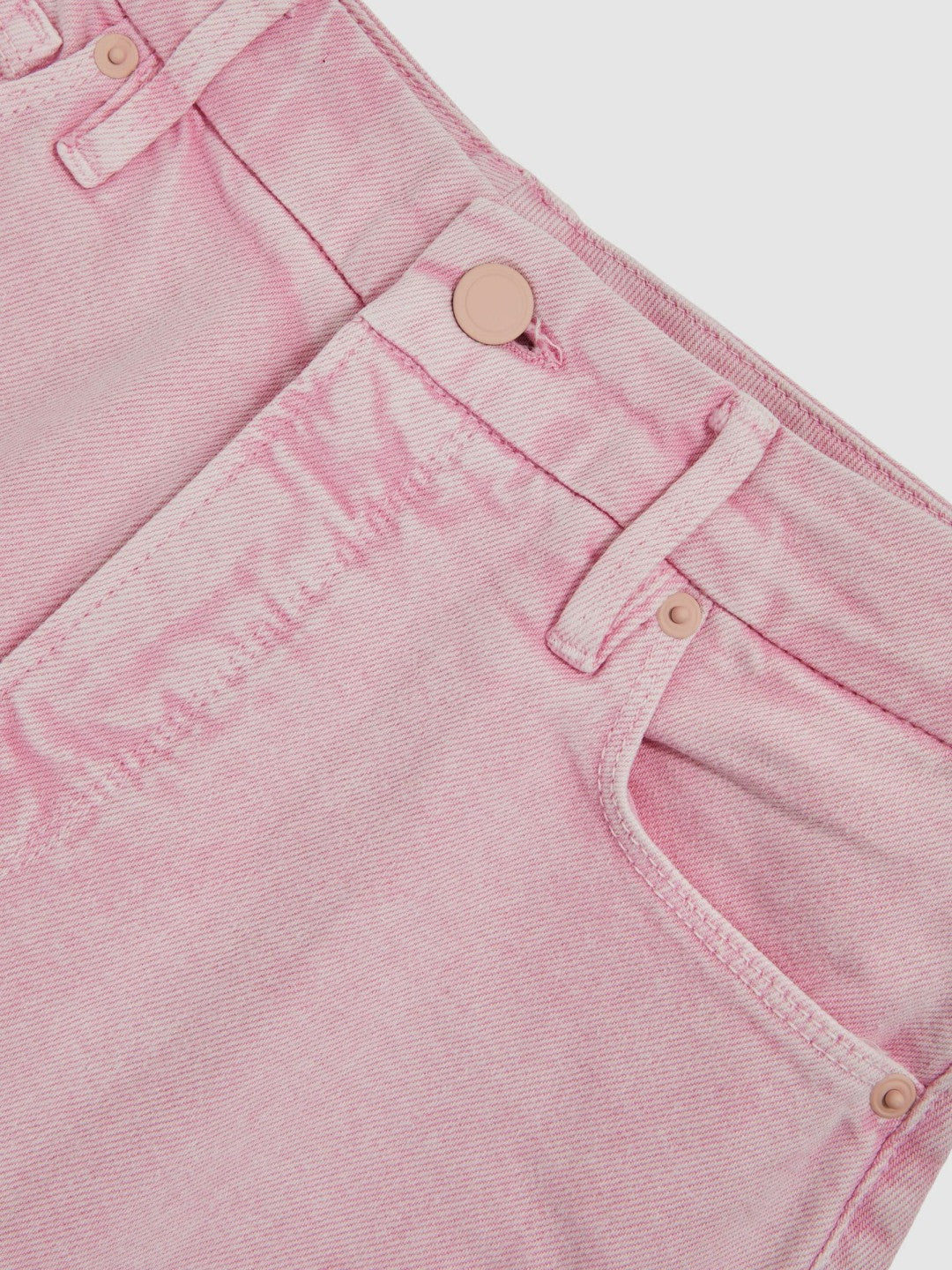 Cropped Palazzo Jeans in Rose Pink Women | Reiss