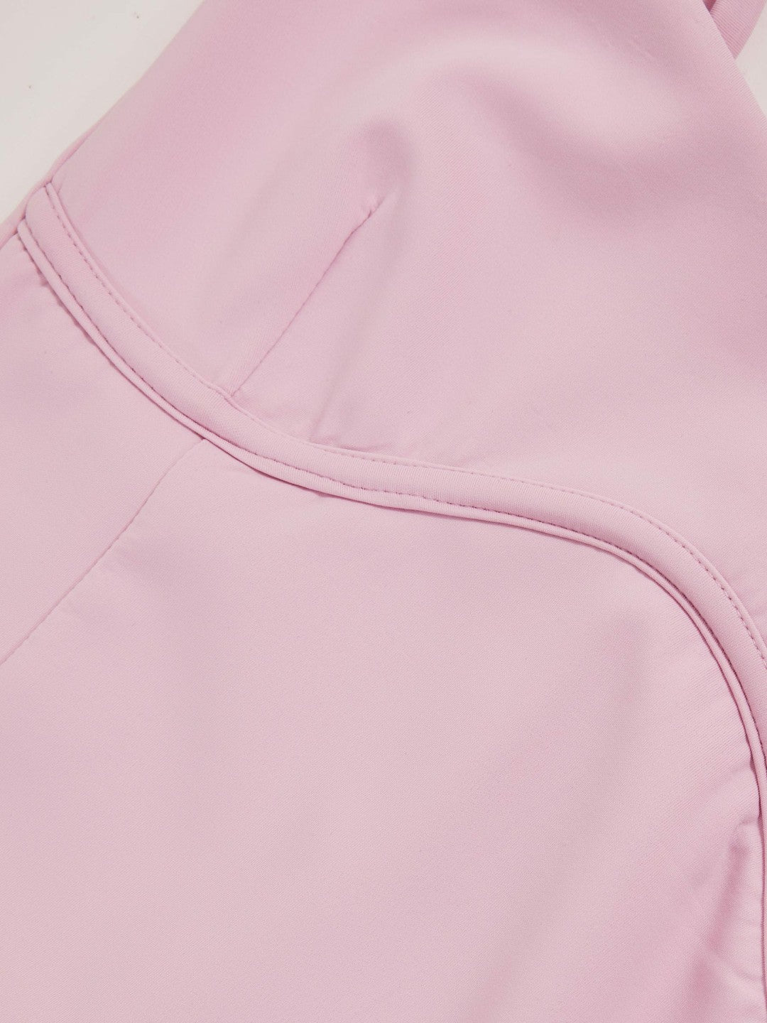 Good American Scuba Sweetheart Bodysuit in Light Pink Women | Reiss